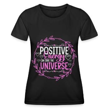 Positive Strengthen self-confidence - Women's Functional T-Shirt - black - Front - AI Model Female 172 light (172cm)