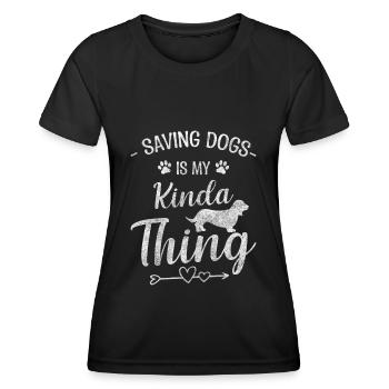 Tierschutz Aktivist Veganer Umweltschutz - Frauen Funktions-T-Shirt - Schwarz - Vorne - AI Model Female 172 light (172cm)