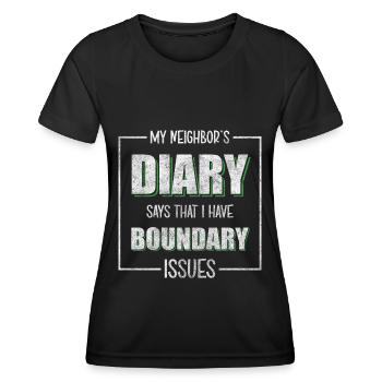 Nachbarschaft Freundschaft Einweihungsfeier - Frauen Funktions-T-Shirt - Schwarz - Vorne - AI Model Female 172 light (172cm)