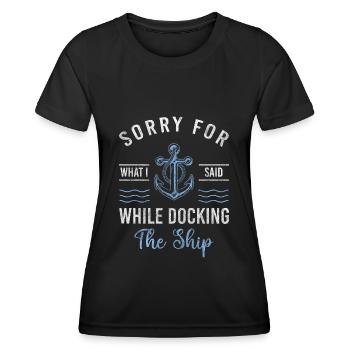 Segeln Schifffahrt Strand Maritim - Frauen Funktions-T-Shirt - Schwarz - Vorne - AI Model Female 172 light (172cm)