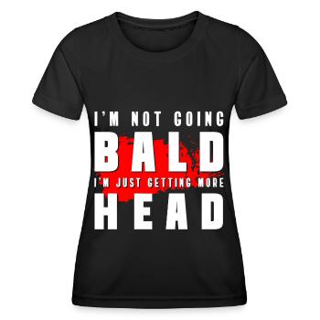 Homme chauve - T-shirt sport Femme - noir - Devant - AI Model Female 172 light (172cm)