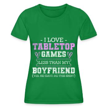 Spiel Nerd Rollenspiel Strategie - Frauen Funktions-T-Shirt - Kelly Green - Vorne - AI Model Female 172 dark (172cm)