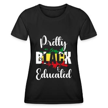 Wildnis Elefant Abenteuer Serengeti - Frauen Funktions-T-Shirt - Schwarz - Vorne - AI Model Female 172 light (172cm)