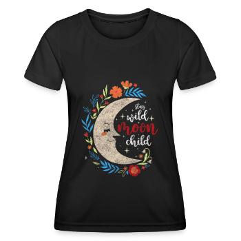 Symbol Sun Religion Elements - Women's Functional T-Shirt - black - Front - AI Model Female 172 light (172cm)