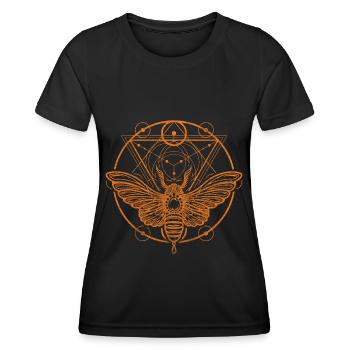 Rune Sun Gothic - T-shirt sport Femme - noir - Devant - AI Model Female 172 light (172cm)