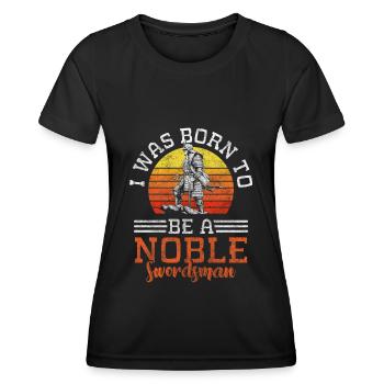 Swordsman Fight Kendo Victory - Women's Functional T-Shirt - black - Front - AI Model Female 172 light (172cm)