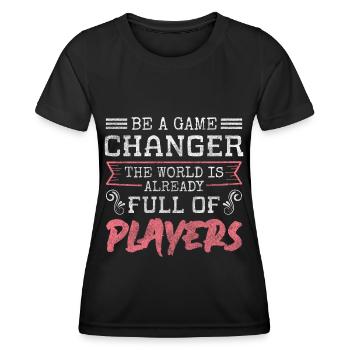 büro abteilungsleiter angestellter - Frauen Funktions-T-Shirt - Schwarz - Vorne - AI Model Female 172 light (172cm)