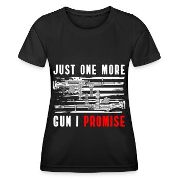 Gun Club Shooter Sport Shooter - T-shirt sport Femme - noir - Devant - AI Model Female 172 light (172cm)