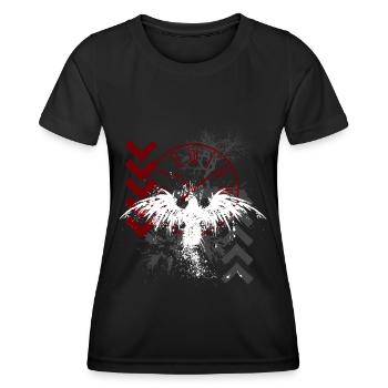 Trash Polka Trash Cool Motif - T-shirt sport Femme - noir - Devant - AI Model Female 172 light (172cm)