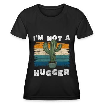 Pflanze Wüste Wasser Stechen - Frauen Funktions-T-Shirt - Schwarz - Vorne - AI Model Female 172 light (172cm)