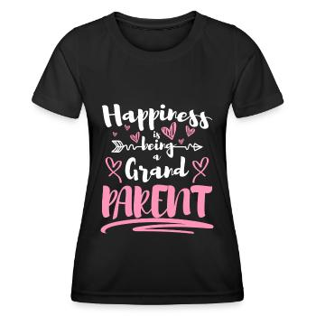 Granny Offspring Grandfather Love - Women's Functional T-Shirt - black - Front - AI Model Female 172 light (172cm)