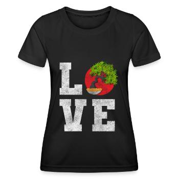 Bonsai Züchter - Frauen Funktions-T-Shirt - Schwarz - Vorne - AI Model Female 172 light (172cm)