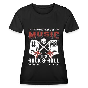 Rocker Hard Rocker Singer - Women's Functional T-Shirt - black - Front - AI Model Female 172 light (172cm)
