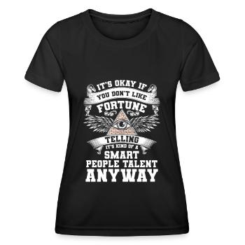 Étoiles psychiques - T-shirt sport Femme - noir - Devant - AI Model Female 172 light (172cm)