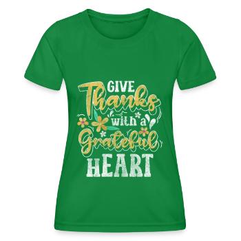 Familie Essen Treffen - Frauen Funktions-T-Shirt - Kelly Green - Vorne - AI Model Female 172 dark (172cm)