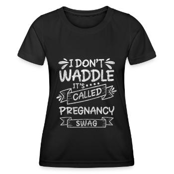 Baby Birth Offspring Children - Women's Functional T-Shirt - black - Front - AI Model Female 172 light (172cm)