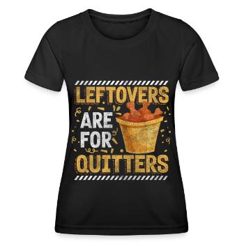 Buffet Getränke Menü - Frauen Funktions-T-Shirt - Schwarz - Vorne - AI Model Female 172 light (172cm)
