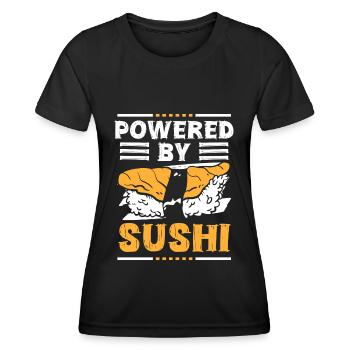 Japanisch Reis Lecker - Frauen Funktions-T-Shirt - Schwarz - Vorne - AI Model Female 172 light (172cm)