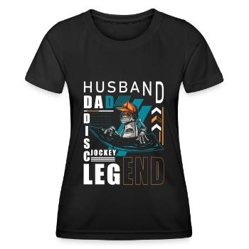 Music, Techno, Celebrate, Bass - Women's Functional T-Shirt - black - Front - AI Model Female 172 light (172cm)