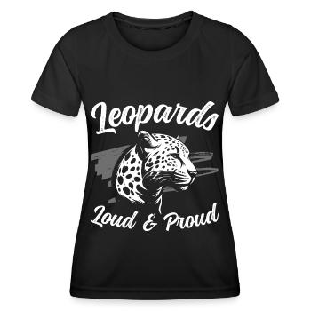 Afrika Wild Raubtier - Frauen Funktions-T-Shirt - Schwarz - Vorne - AI Model Female 172 light (172cm)