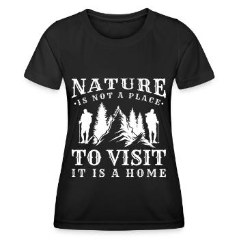 Alpinisme Summit Alpinisme - T-shirt sport Femme - noir - Devant - AI Model Female 172 light (172cm)