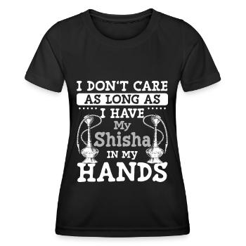 Hookah Tobacco Chilling Cigarette - Women's Functional T-Shirt - black - Front - AI Model Female 172 light (172cm)