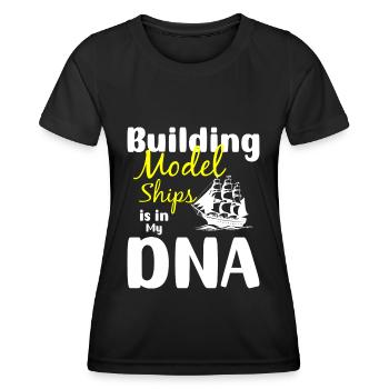 Ship Hobby Water Model Maker - Women's Functional T-Shirt - black - Front - AI Model Female 172 light (172cm)