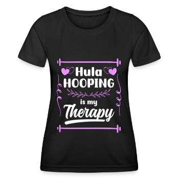 Hullern Tire Training Hobby - T-shirt sport Femme - noir - Devant - AI Model Female 172 light (172cm)