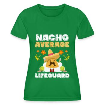 Lifeguard Swimming Instructor - Women's Functional T-Shirt - kelly green - Front - AI Model Female 172 dark (172cm)