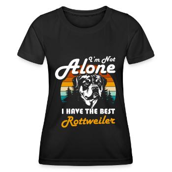 Chien Chien Chien Amour - T-shirt sport Femme - noir - Devant - AI Model Female 172 light (172cm)
