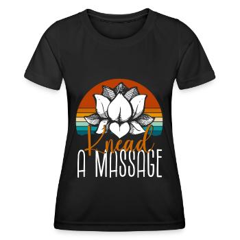 Relaxation Relax Body Beauty - T-shirt sport Femme - noir - Devant - AI Model Female 172 light (172cm)
