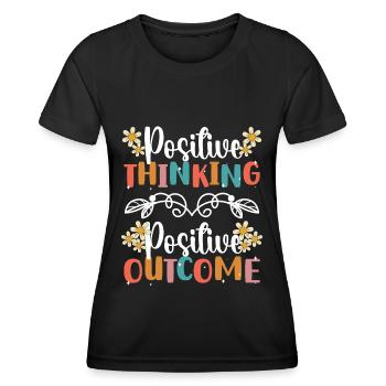 Wellness Körper Yoga - Frauen Funktions-T-Shirt - Schwarz - Vorne - AI Model Female 172 light (172cm)