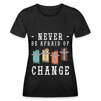 Dream, Mystical, Motivation, Esotericism - Women's Functional T-Shirt - black - Front - AI Model Female 172 light (172cm)
