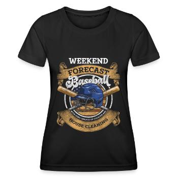 Baseball Sieger Spiel Schlagball - Frauen Funktions-T-Shirt - Schwarz - Vorne - AI Model Female 172 light (172cm)