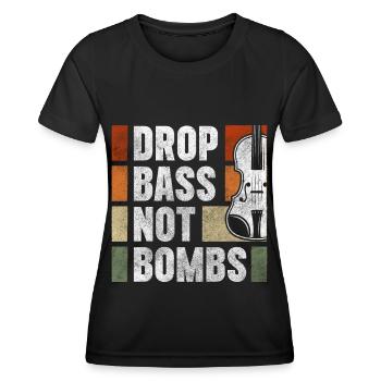 École de musique des musiciens Musikverein - T-shirt sport Femme - noir - Devant - AI Model Female 172 light (172cm)