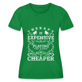 Piano Compositeur Pianiste - T-shirt sport Femme - vert - Devant - AI Model Female 172 dark (172cm)