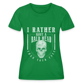 Frisur Alter Platte Haar - Frauen Funktions-T-Shirt - Kelly Green - Vorne - AI Model Female 172 dark (172cm)