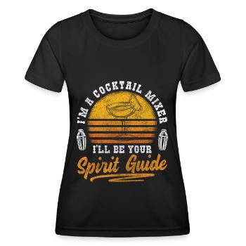 Blender Drinks Drinker Rum - Women's Functional T-Shirt - black - Front - AI Model Female 172 light (172cm)