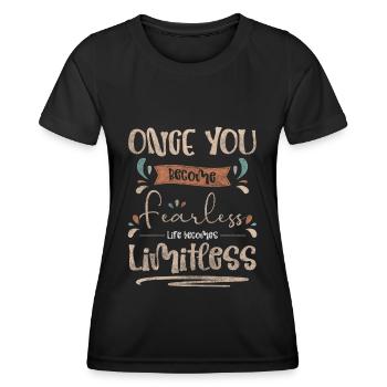Rêves de rêves et de sommeil - T-shirt sport Femme - noir - Devant - AI Model Female 172 light (172cm)