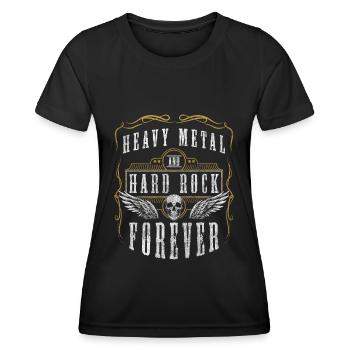Metal Black Metal Festival Konzert - Frauen Funktions-T-Shirt - Schwarz - Vorne - AI Model Female 172 light (172cm)