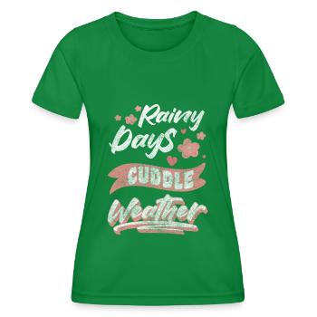 Relation, Proximité, Affection - T-shirt sport Femme - vert - Devant - AI Model Female 172 dark (172cm)