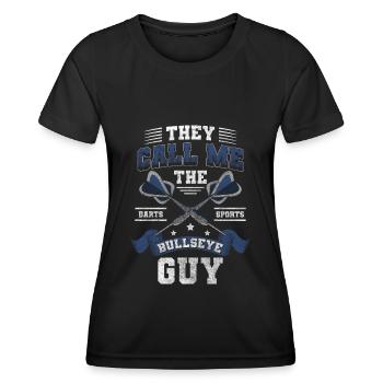 Fléchettes Arrow Target Sports Homme - T-shirt sport Femme - noir - Devant - AI Model Female 172 light (172cm)