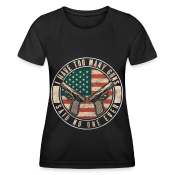 Weapon Club - Women's Functional T-Shirt - black - Front - AI Model Female 172 light (172cm)
