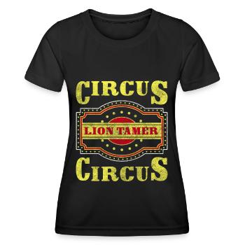 Manege Athlet Affenzirkus - Frauen Funktions-T-Shirt - Schwarz - Vorne - AI Model Female 172 light (172cm)