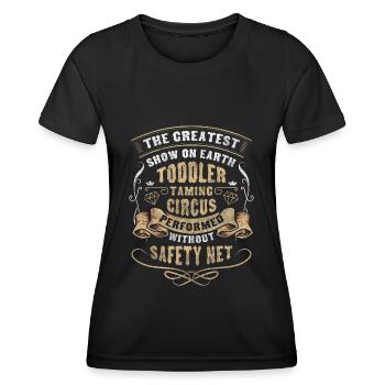 Circus Tent Circus Director Tamer Monkey Circus - Women's Functional T-Shirt - black - Front - AI Model Female 172 light (172cm)