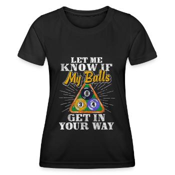 Pool Profi Gewinner - Frauen Funktions-T-Shirt - Schwarz - Vorne - AI Model Female 172 light (172cm)