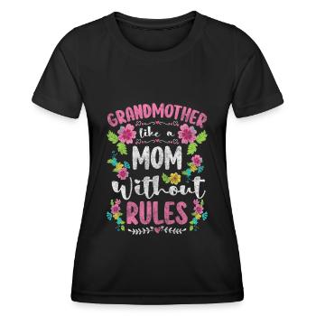 Opa Enkelkind Liebe Baby - Frauen Funktions-T-Shirt - Schwarz - Vorne - AI Model Female 172 light (172cm)