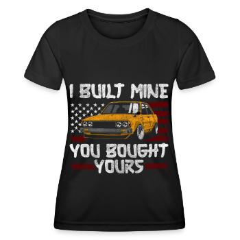 Tuner show garage - Women's Functional T-Shirt - black - Front - AI Model Female 172 light (172cm)