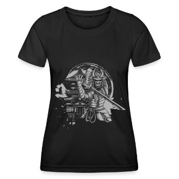 Mythologie du dragon d’Asie - T-shirt sport Femme - noir - Devant - AI Model Female 172 light (172cm)