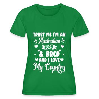 Outback Koala Commonwealth Tierwelt - Frauen Funktions-T-Shirt - Kelly Green - Vorne - AI Model Female 172 dark (172cm)